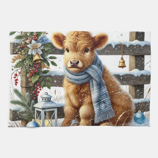 Weihnachtshandtuch Geschirrtuch (Horizontal)