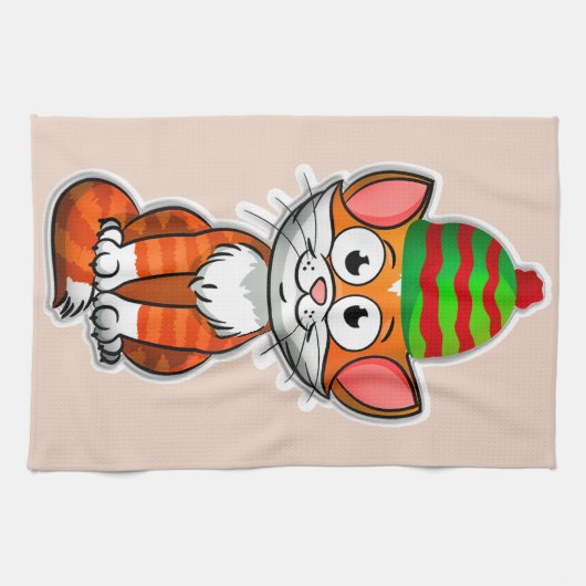 Weihnachtshandtuch Geschirrtuch (Horizontal)