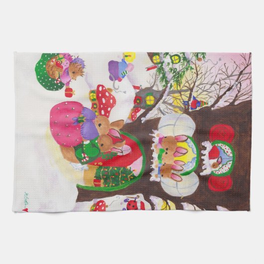 Weihnachtshandtuch Handtuch (Horizontal)