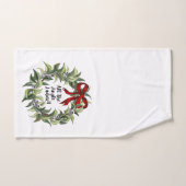 Weihnachtshandtuch - Jingle Ladys Wreath Handtuch (Handtuch)
