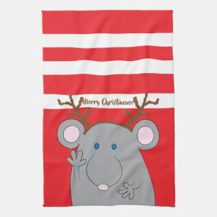 Weihnachtshandtuch "Merry Christmouse" Handtuch