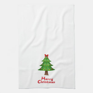 Weihnachtshandtuch mit Christbaum Handtuch
