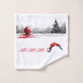 Weihnachtshandtuch-Set Badhandtuch Set (Waschlappen)