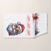 Weihnachtshandtuch-Set Badhandtuch Set (Handtuch)