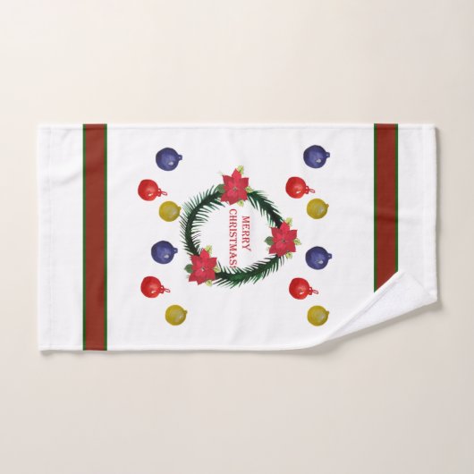 Weihnachtshandtuch-Set Badhandtuch Set (Handtuch)