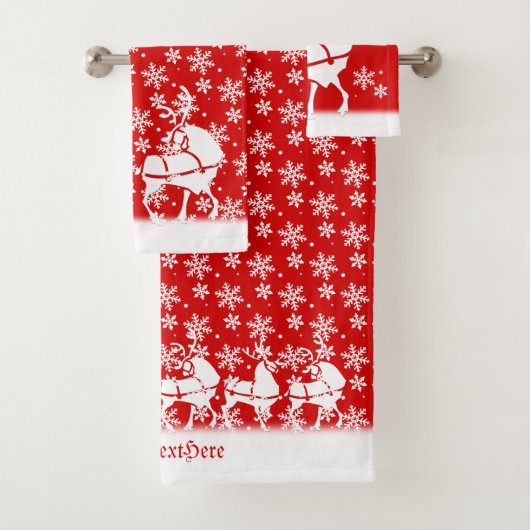 Weihnachtshandtuch Sets Personalisiert Urlaubstüch (Insitu)