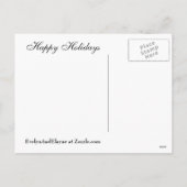 WeihnachtsHanukkah Chrismukka-Karte Feiertagspostkarte (Rückseite)