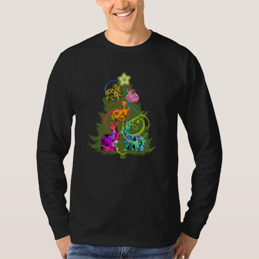 Weihnachtshäschen T-Shirt (Vorderseite)