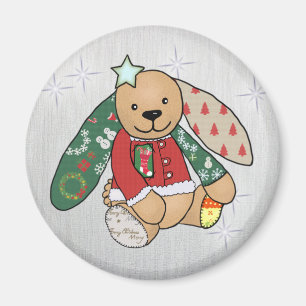 Weihnachtshase Magnet