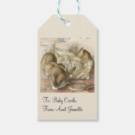 Weihnachtshasen Geschenkanhänger