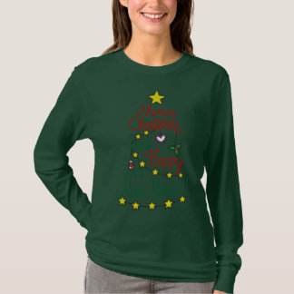 Weihnachtshässlicher Strickjacke-T-Shirt Hoodie T-Shirt