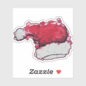 WeihnachtsHat Aufkleber (Blatt)