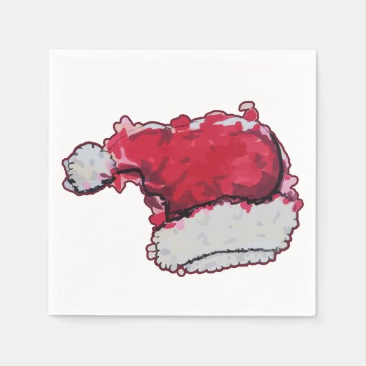 WeihnachtsHat Serviette (Vorderseite)