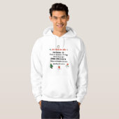Weihnachtshaube-Sweatshirt Hoodie (Vorne ganz)