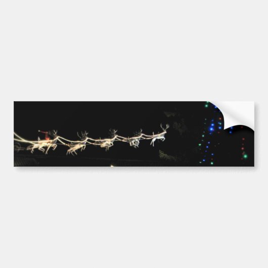 Weihnachtshaus Autoaufkleber (Vorne)