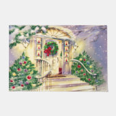 Weihnachtshaus Fußmatte (Vorderseite)