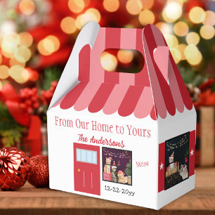 Weihnachtshaus Haustier Party Favor Box Geschenkschachtel