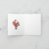 Weihnachtshaus im Schnee Karte (Innenseite)