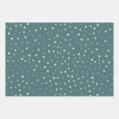 Weihnachtshaus-Pflanze Geschenkpapier Set (Vorderseite 3)