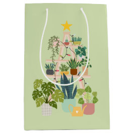 Weihnachtshaus-Pflanze Mittlere Geschenktüte