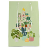 Weihnachtshaus-Pflanze Mittlere Geschenktüte (Rückseite)