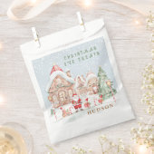 Weihnachtshaus Santa Elf's Tree Favor Tasche Geschenktütchen (Ausgeschnitten)