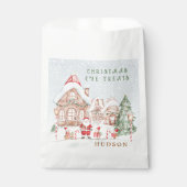 Weihnachtshaus Santa Elf's Tree Favor Tasche Geschenktütchen (Vorderseite)