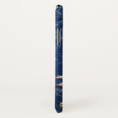 Weihnachtshaus und Weihnachtsmann Case-Mate iPhone Hülle (Hinten/Rechts)