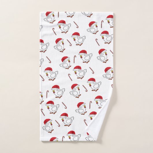 Weihnachtshäuser Badetücher, Sets, Hühner Badhandtuch Set (Handtuch)