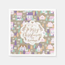 Weihnachtshäuser Brown