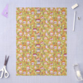 Weihnachtshäuser grünes Geschenkpapier Seidenpapier (Basteln)