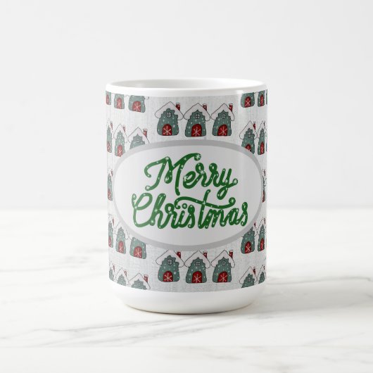 Weihnachtshäuser kaffeetasse (Mittel)
