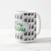 Weihnachtshäuser kaffeetasse (VorderseiteRechts)