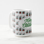 Weihnachtshäuser kaffeetasse (Vorderseite Links)