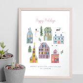 Weihnachtshäuser | Poster | Art Print