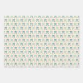 Weihnachtshäuser, Weihnachtsmann, Frostig und Böge Geschenkpapier Set (Vorderseite 3)