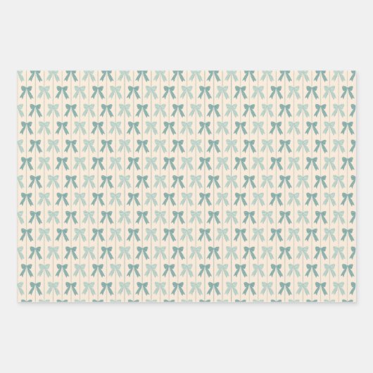 Weihnachtshäuser, Weihnachtsmann, Frostig und Böge Geschenkpapier Set (Vorderseite 3)