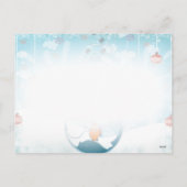 Weihnachtshaustier-Fische platsch Feiertagspostkarte (Rückseite)