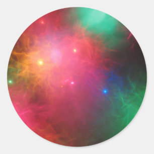 Weihnachtshaze Runder Aufkleber