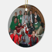 Weihnachtsheftiger schlag 2011 keramik ornament (Links)