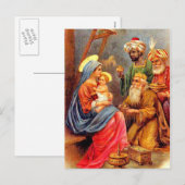 Weihnachtsheilige Feiertagspostkarte (Vorne/Hinten)