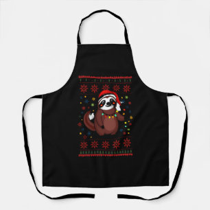 Weihnachtshemd für Faultierliebhaber-Geschenk Sant Schürze