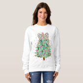 Weihnachtshemd für Frauen Sweatshirt (Vorne ganz)