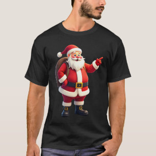 Weihnachtshemden für Jungen Kinder Dabbing Santa X T-Shirt