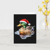 Weihnachtsherde Jagd Weihnachten Weihnachtsfeierta Karte (Gelbe Blume)