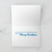 Weihnachtsherz Feiertagskarte (Innenseite)