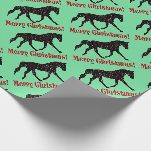 Weihnachtsherz Geschenkpapier (Ecke)