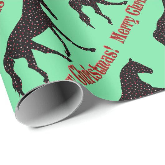 Weihnachtsherz Geschenkpapier (Rolleneckpunkt)