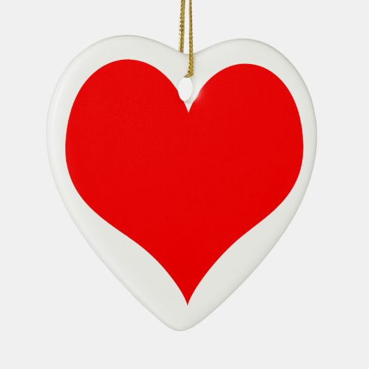 Weihnachtsherz Keramikornament (Rechts)