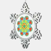 Weihnachtsherz Mandala Ornament (Rechts)